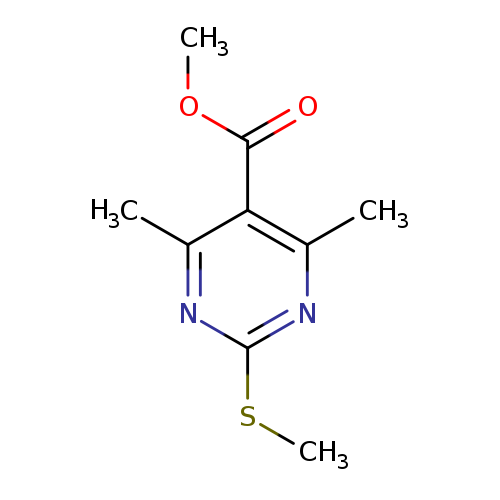 METHYL 4,6-DIMETHYL-2-METHYLTHIOPYRIMIDINE-5-CARBOXYLATE