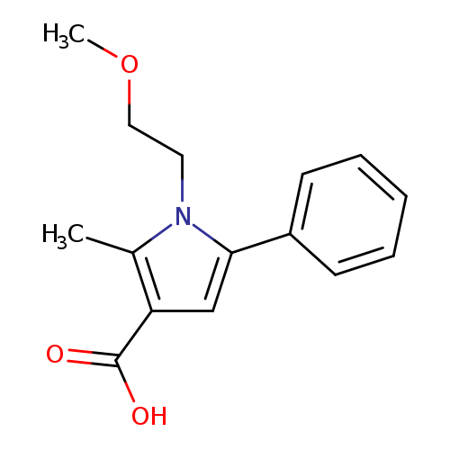 1-(2-Methoxyethyl)-2-methyl-5-phenyl-1h-pyrrole-3-carboxylic acid