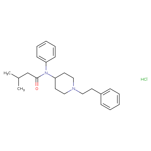3-methyl-N-(1-phenethylpiperidin-4-yl)-N-phenylbutanamide,monohydrochloride