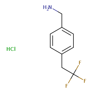 1-[4-(2,2,2-trifluoroethyl)phenyl]methanamine hydrochloride