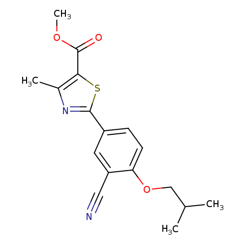 Methyl 2-(3-cyano-4-isobutoxyphenyl)-4-methylthiazole-5-carboxylate