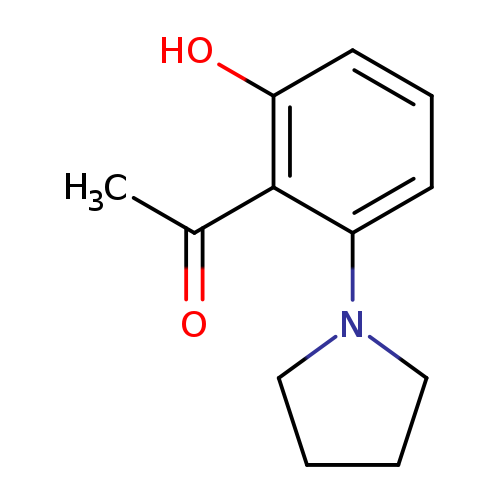1-[2-hydroxy-6-(pyrrolidin-1-yl)phenyl]ethan-1-one