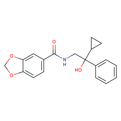 N-(2-cyclopropyl-2-hydroxy-2-phenylethyl)-2H-1,3-benzodioxole-5-carboxamide