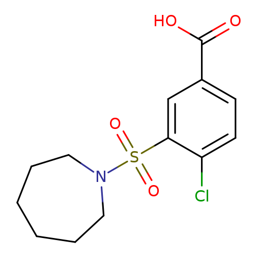 3-(AZEPANE-1-SULFONYL)-4-CHLORO-BENZOIC ACID