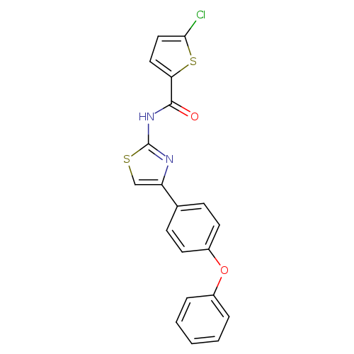 5-chloro-N-[4-(4-phenoxyphenyl)-1,3-thiazol-2-yl]thiophene-2-carboxamide