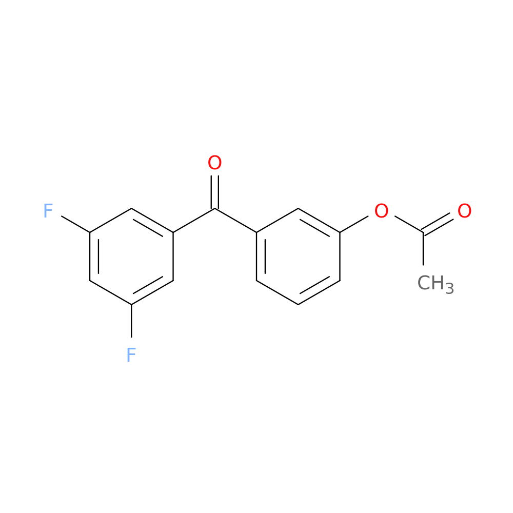 3-Acetoxy-3',5'-difluorobenzophenone
