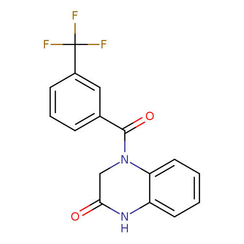 4-[3-(trifluoromethyl)benzoyl]-1,2,3,4-tetrahydroquinoxalin-2-one
