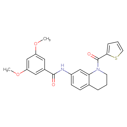 BENZAMIDE, 3,5-DIMETHOXY-N-[1,2,3,4-TETRAHYDRO-1-(2-THIENYLCARBONYL)-7-QUINOLINYL]-