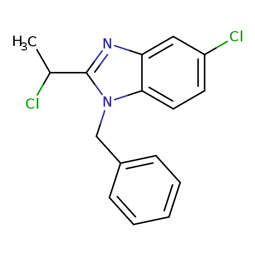 1-benzyl-5-chloro-2-(1-chloroethyl)-1H-1,3-benzodiazole