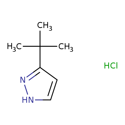 3-t-Butyl-1H-pyrazole, HCl