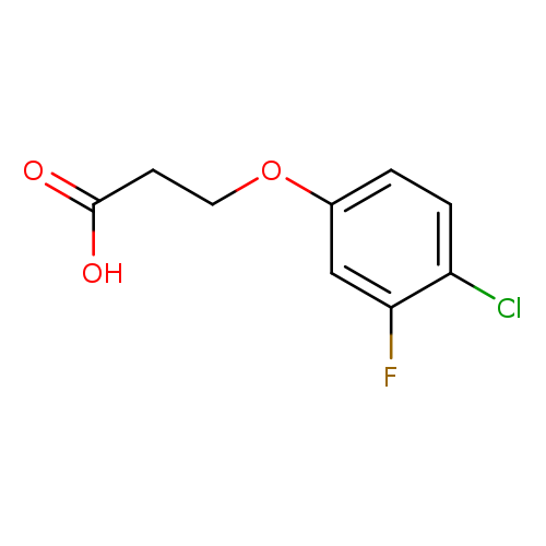 3-(4-chloro-3-fluorophenoxy)propanoic acid