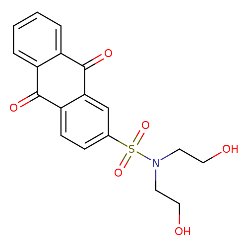 N,N-bis(2-hydroxyethyl)-9,10-dioxo-9,10-dihydroanthracene-2-sulfonamide