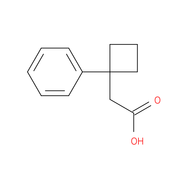 2-(1-phenylcyclobutyl)acetic acid