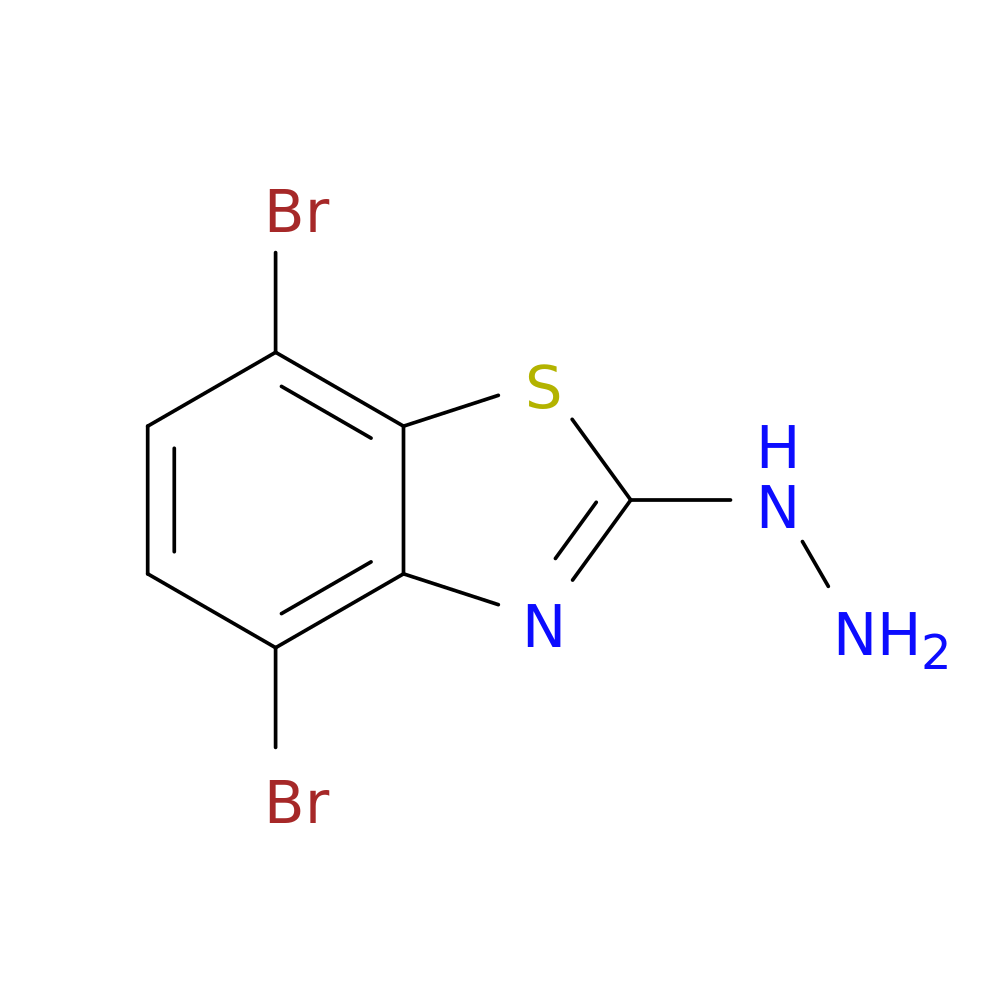 4,7-Dibromo-2-hydrazinylbenzo[d]thiazole