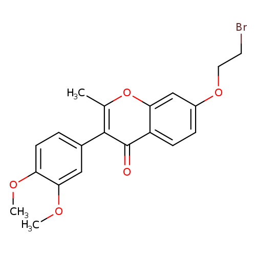 7-(2-bromoethoxy)-3-(3,4-dimethoxyphenyl)-2-methyl-4H-chromen-4-one