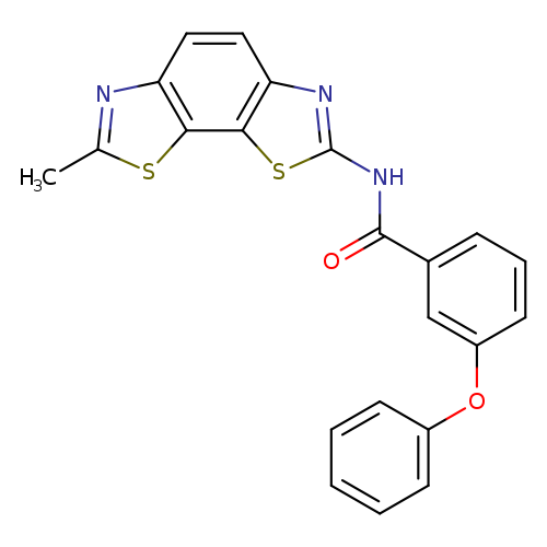 N-{11-methyl-3,12-dithia-5,10-diazatricyclo[7.3.0.0^{2,6}]dodeca-1(9),2(6),4,7,10-pentaen-4-yl}-3-phenoxybenzamide