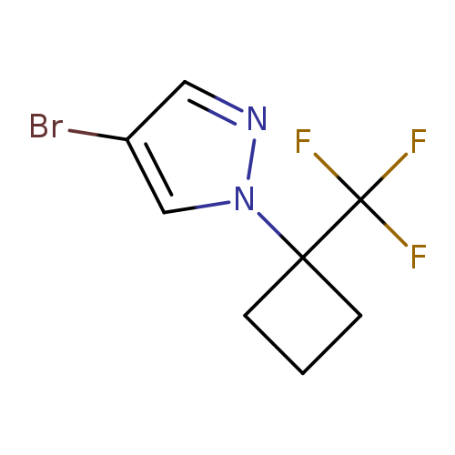 4-bromo-1-[1-(trifluoromethyl)cyclobutyl]-1H-pyrazole