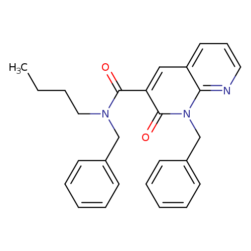 N,1-dibenzyl-N-butyl-2-oxo-1,2-dihydro-1,8-naphthyridine-3-carboxamide