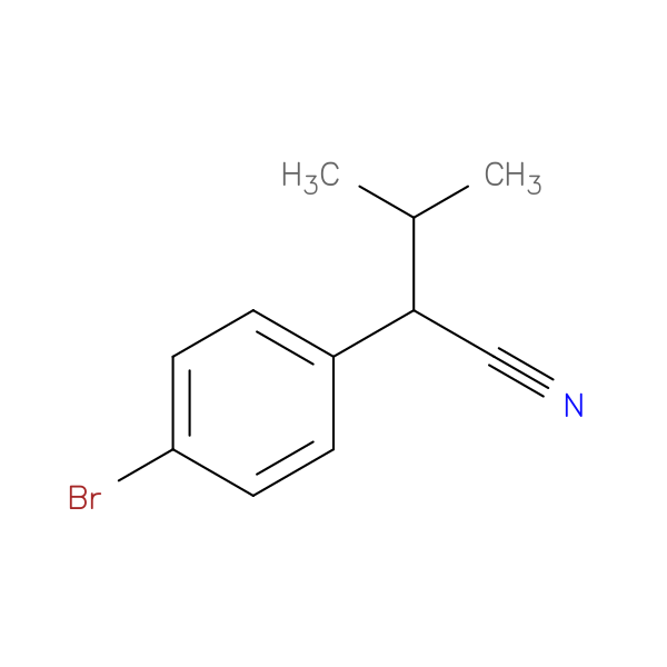 2-(4-BROMOPHENYL)-3-METHYLBUTANENITRILE