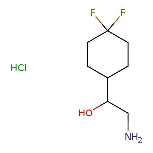 2-amino-1-(4,4-difluorocyclohexyl)ethan-1-olhydrochloride