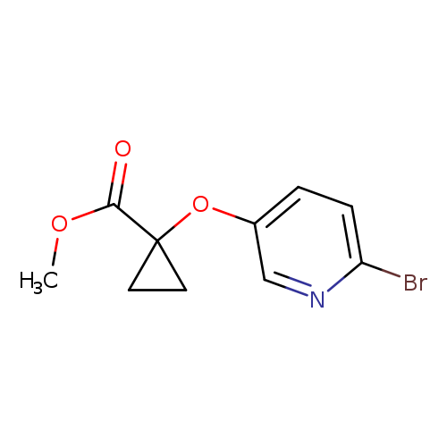 methyl 1-[(6-bromopyridin-3-yl)oxy]cyclopropane-1-carboxylate