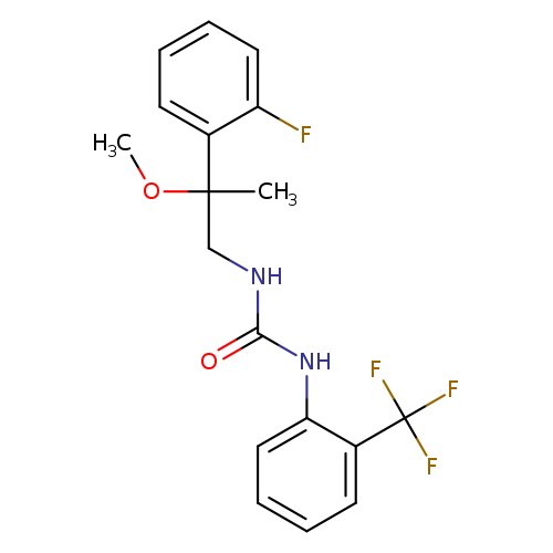 1-[2-(2-fluorophenyl)-2-methoxypropyl]-3-[2-(trifluoromethyl)phenyl]urea