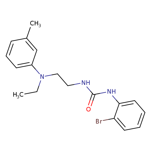 N-(2-Bromophenyl)-N'-[2-[ethyl(3-methylphenyl)amino]ethyl]-urea