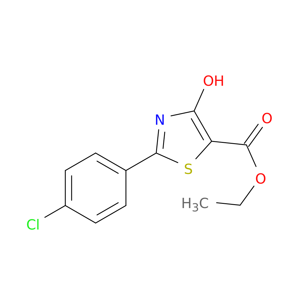 Ethyl 2-(4-chlorophenyl)-4-hydroxy-1,3-thiazole-5-carboxylate