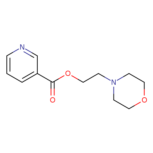 2-(4-morpholinyl)ethyl nicotinate