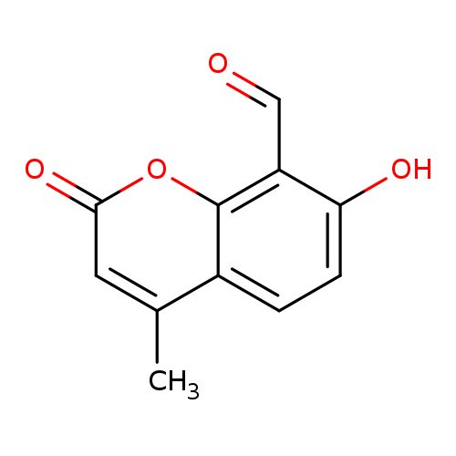 2H-1-Benzopyran-8-carboxaldehyde, 7-hydroxy-4-methyl-2-oxo-