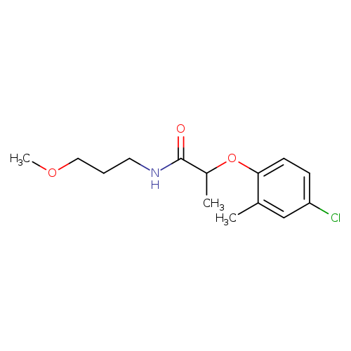 2-(4-chloro-2-methylphenoxy)-N-(3-methoxypropyl)propanamide