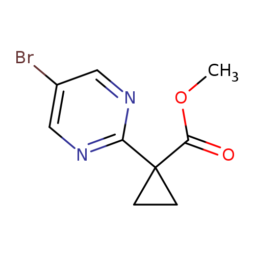 METHYL 1-(5-BROMOPYRIMIDIN-2-YL)CYCLOPROPANECARBOXYLATE