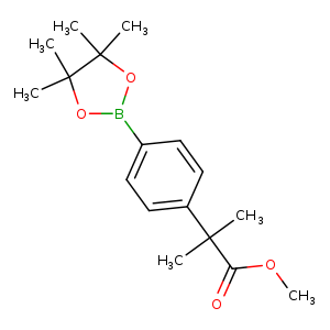 methyl 2-methyl-2-[4-(tetramethyl-1,3,2-dioxaborolan-2-yl)phenyl]propanoate