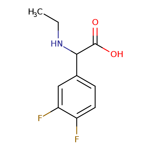 2-(3,4-Difluorophenyl)-2-(ethylamino)acetic acid