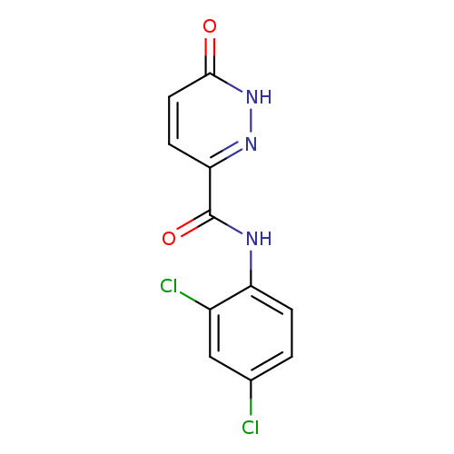 N-(2,4-dichlorophenyl)-6-oxo-1,6-dihydropyridazine-3-carboxamide
