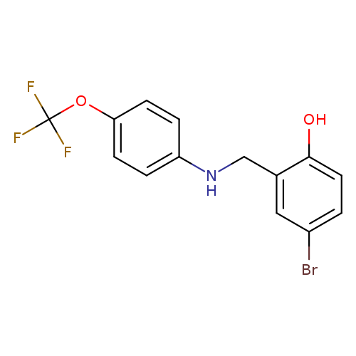 4-bromo-2-({[4-(trifluoromethoxy)phenyl]amino}methyl)phenol