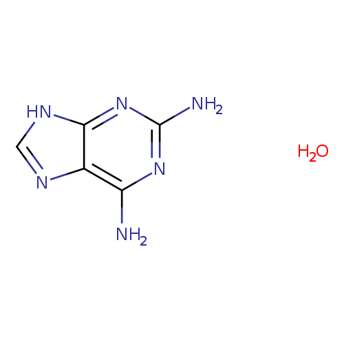 1H-Purine-2,6-diamine,monohydrate(9CI)