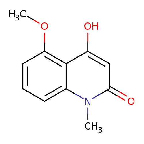 2(1H)-Quinolinone, 4-hydroxy-5-methoxy-1-methyl-