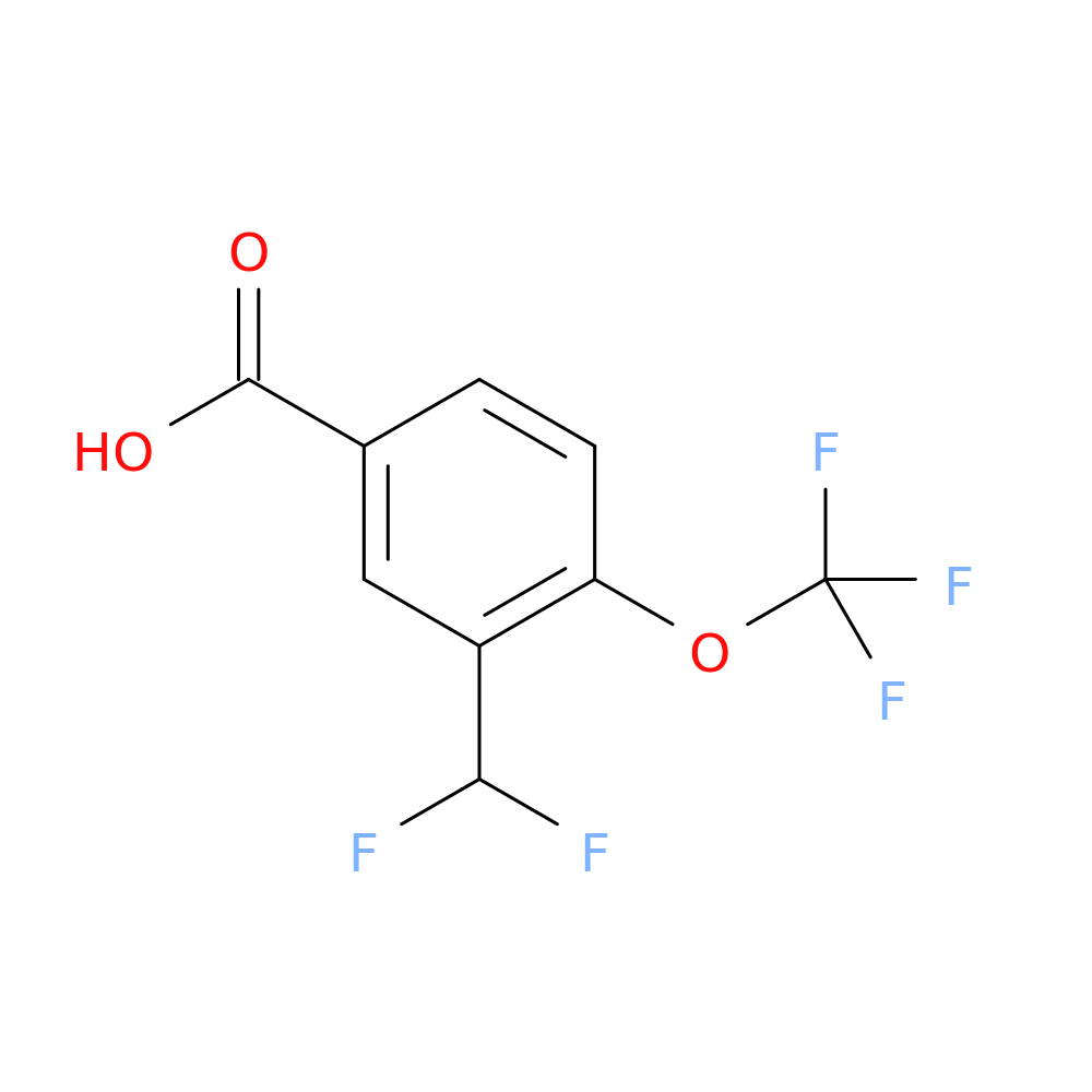 3-(difluoromethyl)-4-(trifluoromethoxy)benzoic acid