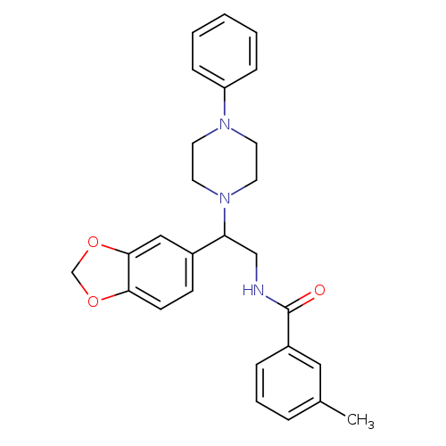 N-[2-(2H-1,3-benzodioxol-5-yl)-2-(4-phenylpiperazin-1-yl)ethyl]-3-methylbenzamide