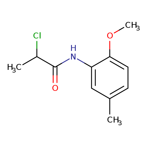 2-chloro-N-(2-methoxy-5-methylphenyl)propanamide