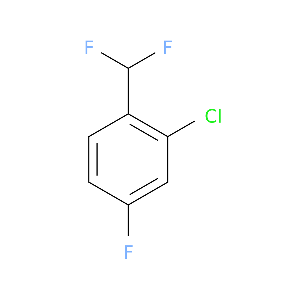 2-CHLORO-1-DIFLUOROMETHYL-4-FLUOROBENZENE