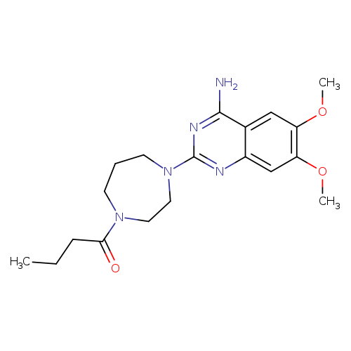 1-[4-(4-amino-6,7-dimethoxy-2-quinazolinyl)hexahydro-1H-1,4-diazepin-1-yl]-