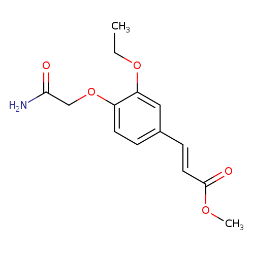 Methyl (2e)-3-[4-(2-amino-2-oxoethoxy)-3-ethoxyphenyl]acrylate