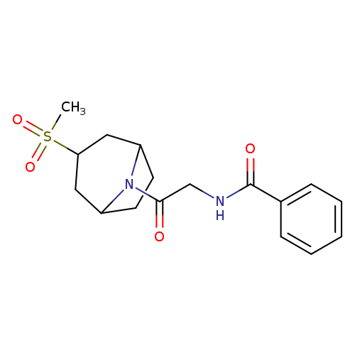 N-(2-{3-methanesulfonyl-8-azabicyclo[3.2.1]octan-8-yl}-2-oxoethyl)benzamide