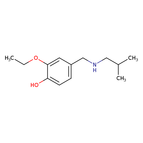 2-ethoxy-4-{[(2-methylpropyl)amino]methyl}phenol