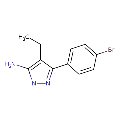3-(4-bromophenyl)-4-ethyl-1H-pyrazol-5-amine