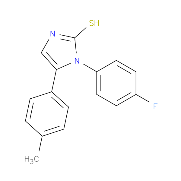 1-(4-Fluorophenyl)-5-(4-methylphenyl)-1H-imidazole-2-thiol