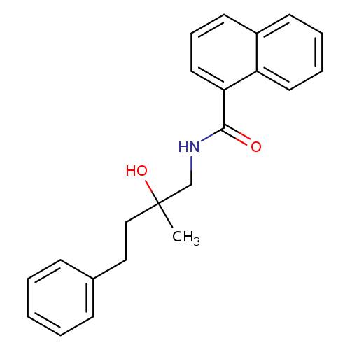 N-(2-hydroxy-2-methyl-4-phenylbutyl)naphthalene-1-carboxamide