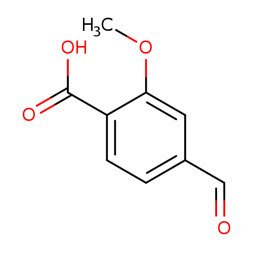 Benzoic acid, 4-formyl-2-methoxy-